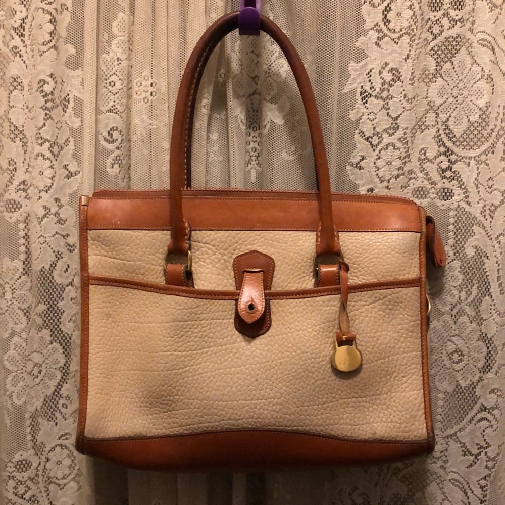 DOONEY & BOURKE(AS IS) VINTAGE 2TONE HANDBAG